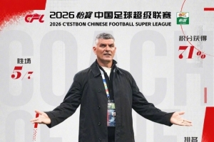 恭喜主教练约翰·阿洛伊西当选2026怡宝中超联赛5月最佳教练员-ra
